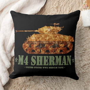 Coussin M4 Sherman Deux 2ÈME GUERRE MONDIALE américains à