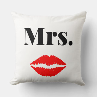 Coussin M. et Mme | élégant couple moderne jeté assorti