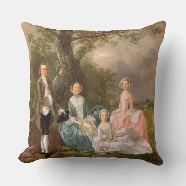 Coussin M. et Mme John Gravenor et leurs filles, Eliz (Recto)