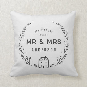 Coussin M. et Mme nouvelle maison