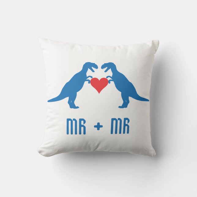 Coussin M. +M. - l'amour est des dinosaures d'amour (Recto)