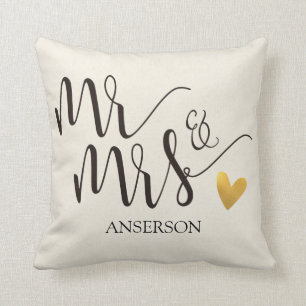 Coussin M&Mme Personnalisé