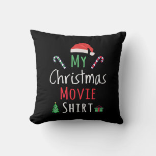 Coussin Ma chemise de cinéma de Noël