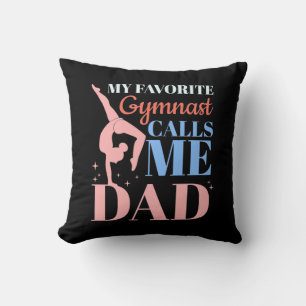 Coussin Ma Gymnaste Favorite M'Appelle Papa