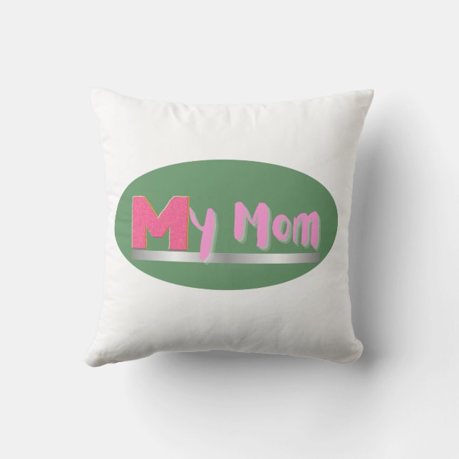 Coussin 'Ma mère' (Verso)