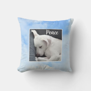 Coussin Ma Paix Je Vous Donne Verset Biblique Chien Dans L