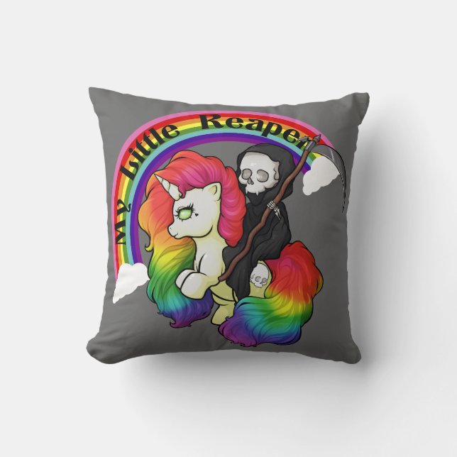 Coussin Ma petite Faucheuse (Recto)