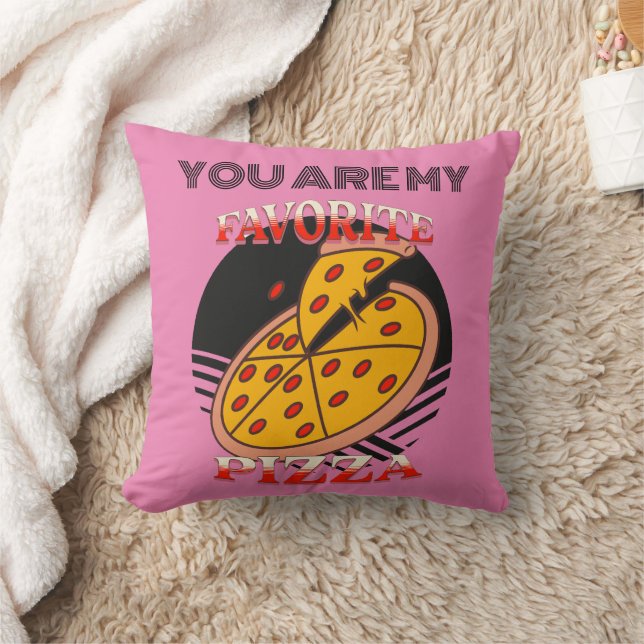Coussin Ma pizza préférée, Élégant cool cadeau papa Throw  (Couverture)