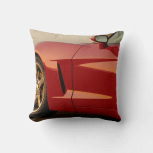 Coussin Ma voiture classique rouge