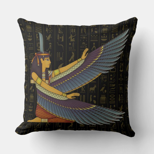 Coussin Maat Goddess Jeu d'oreiller (Recto)