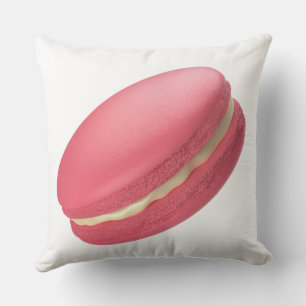 Coussin Macaron aux fraises