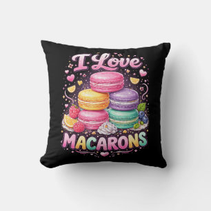 Coussin Macarons Amour Sucré