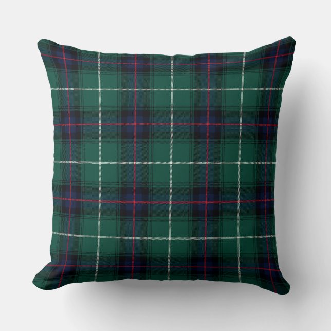 Coussin MacDonald de Isles Tartan Plaid Motif (Recto)
