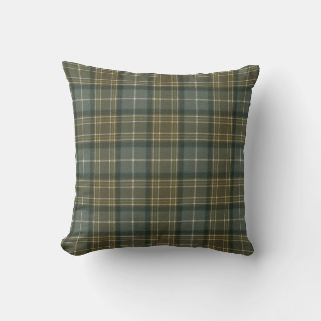Coussin MacKellar Patiné Original Tartan écossais (Recto)