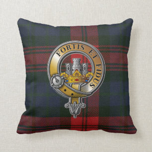 Coussin MacLachlan Tartan & Badge