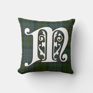 Coussin MacLeod Clan Tartan Monogramme