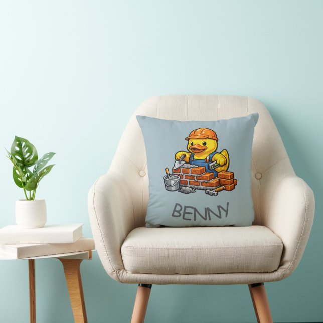 Coussin Maçon Canard en Caoutchouc (Chaise)