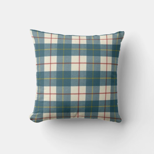 Coussin MacRae Conchra Modern Tartan écossais original (Recto)