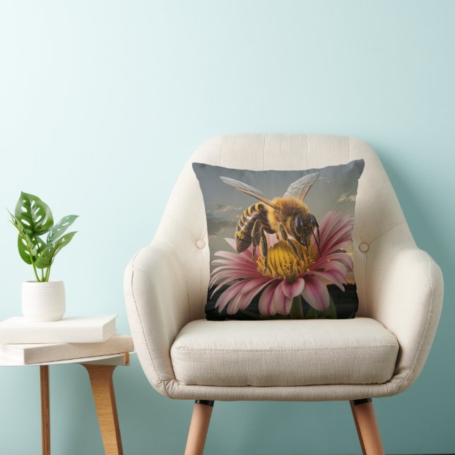 Coussin Macro Bee (Chaise)