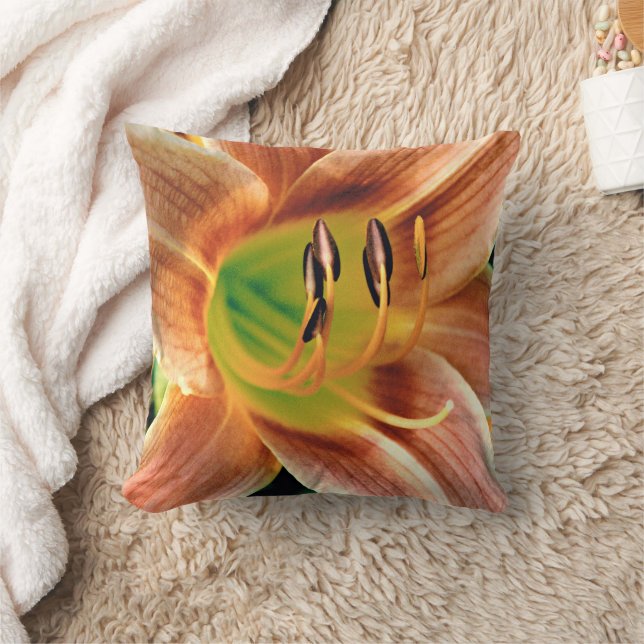 Coussin Macro Daylily (Couverture)
