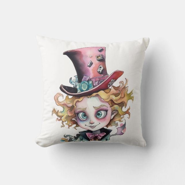 Coussin Mad Hatter (Recto)