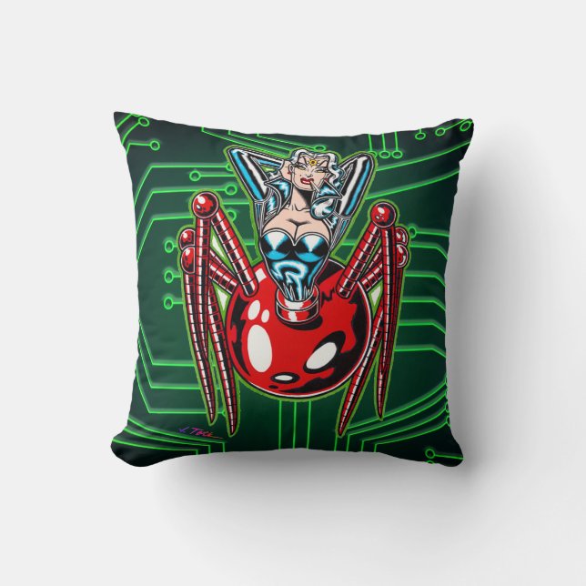 Coussin Madam Mechanism™/Mecha Araignée (Recto)