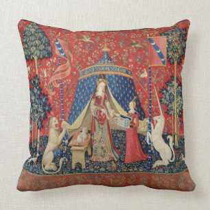 Coussin Madame et la licorne : 'À mon seulement desire