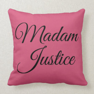 Coussin Madame la Justice