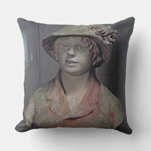 Coussin Madame Renoir, 1916 (plâtre polychrome) (Recto)