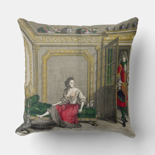 Coussin Madame se déshabillant pour le bain, c.1688-90 (Recto)