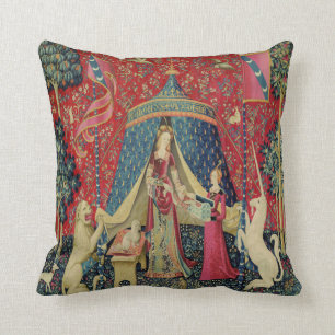 Coussin Madame vintage d'impression de tapisserie et