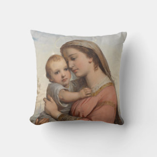 Coussin Madone et Enfant