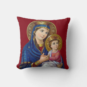 Coussin Madone et Enfant