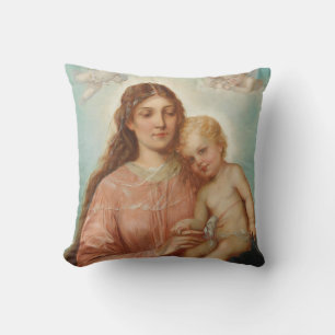 Coussin Madone et Enfant