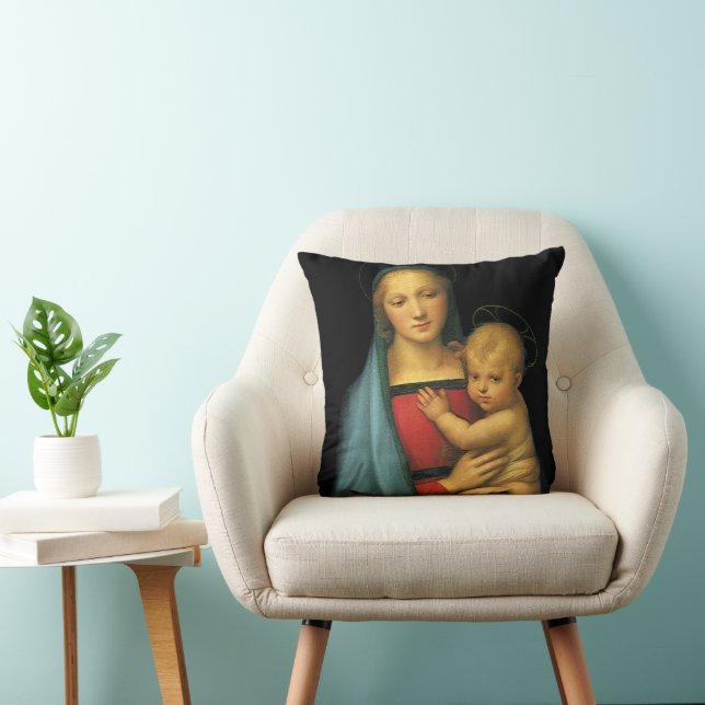 Coussin Madone et Enfant, Madone del Granduca de Raphaël (Chaise)