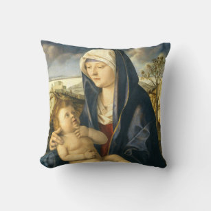 Coussin Madonna & Enfant - Giovanni Bellini Art