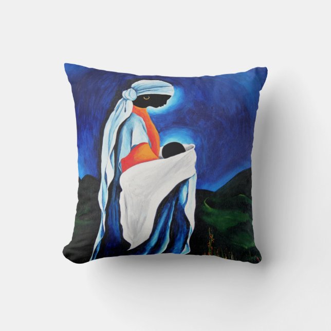 Coussin Madonna et enfant - fils aimé 2008 (Recto)