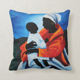 Coussin Madonna et enfant - premiers mots 2008