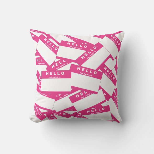 Coussin (magenta) en ivoire de Merhaba (Recto)