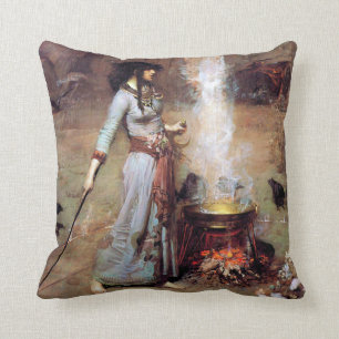 Coussin Magic Circle, John William Waterhouse