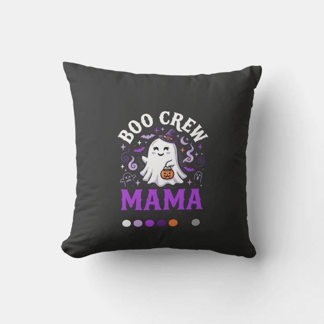 Coussin Magie de maman boo Halloween (Recto)