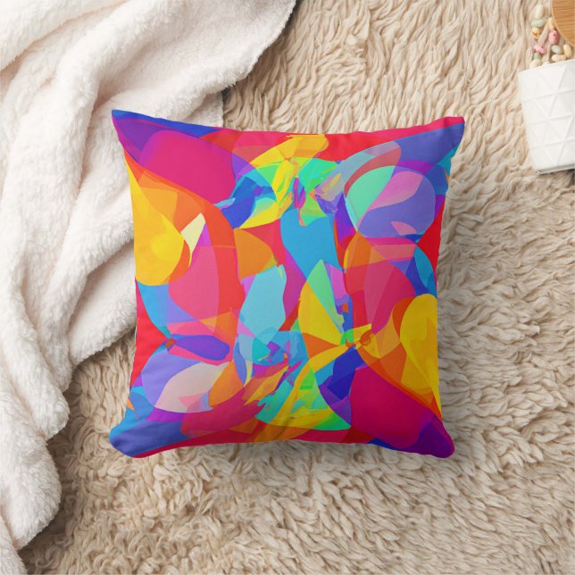 Coussin Magie Motif colorée vive (Couverture)