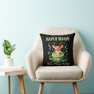 Coussin Magie Verte En Coupe Matcha