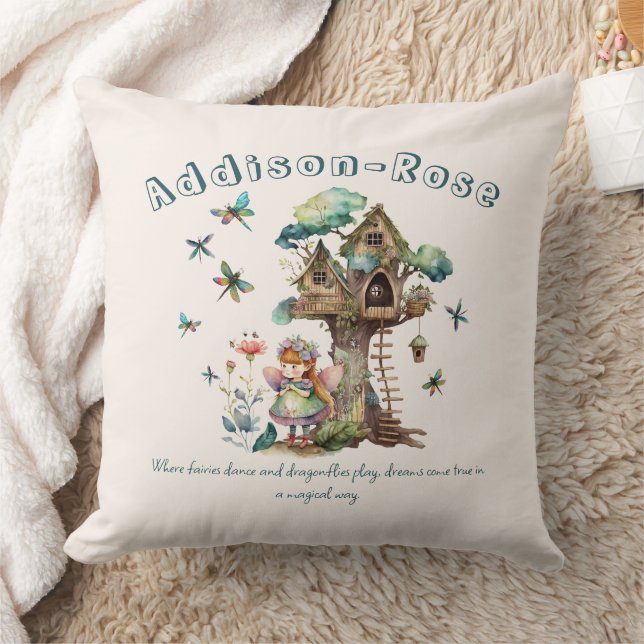 Coussin Magique Bois Fée Dragonfly Treehouse (Couverture)