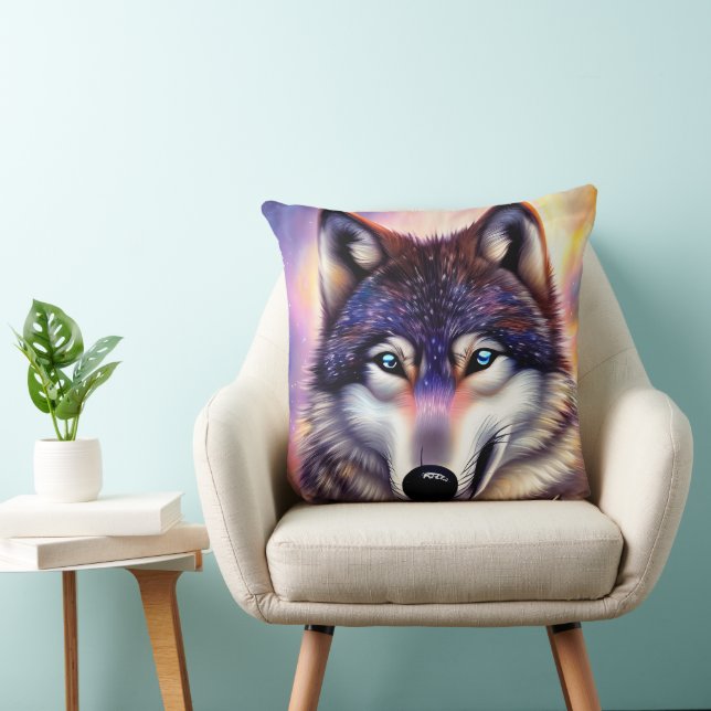 Coussin Magnificence Masculine du loup (Chaise)