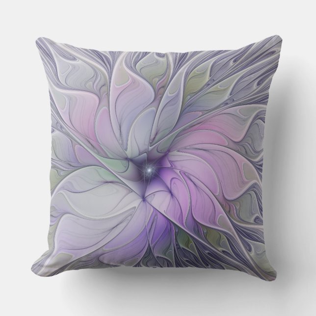 Coussin Magnifique beauté moderne abstraite fleur d'art fr (Recto)