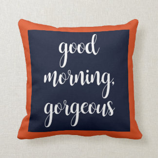Coussin magnifique bonjour