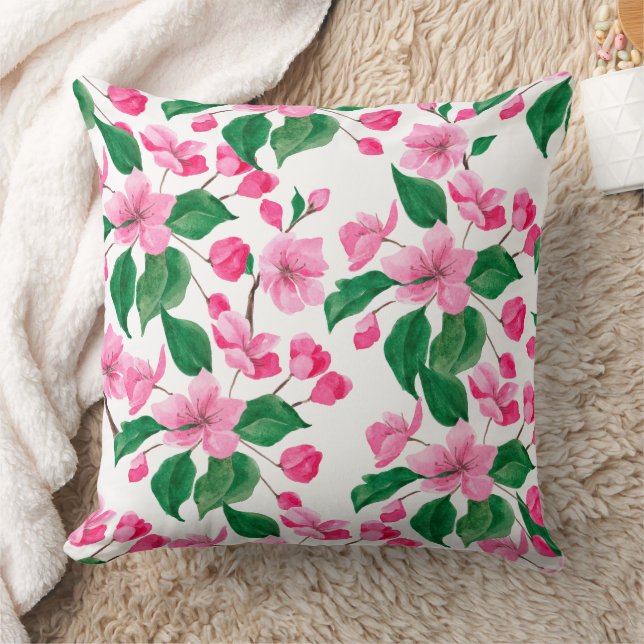 Coussin Magnifique conception florale botanique (Couverture)