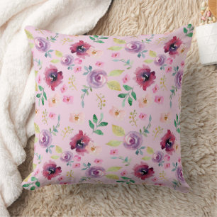 Coussin Magnifique conception florale botanique