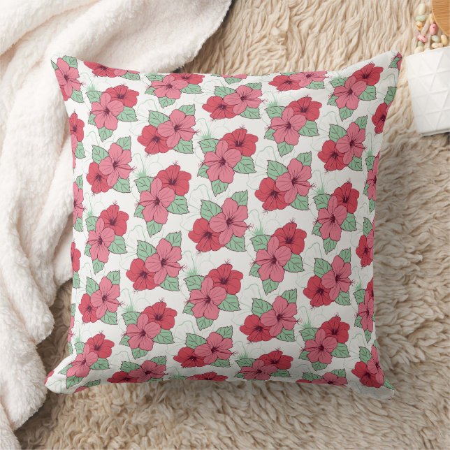 Coussin Magnifique conception florale botanique (Couverture)